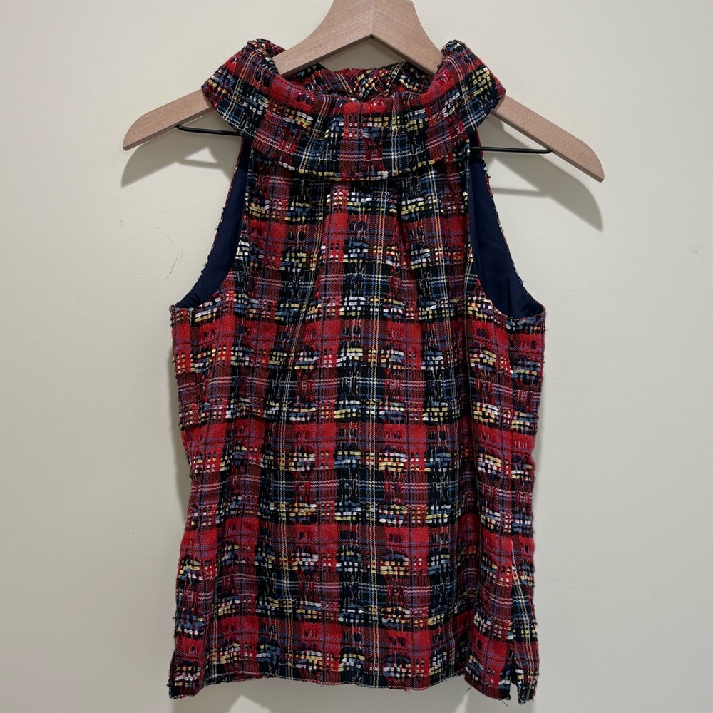STS Sail to Sable Tweed Sleeveless Top